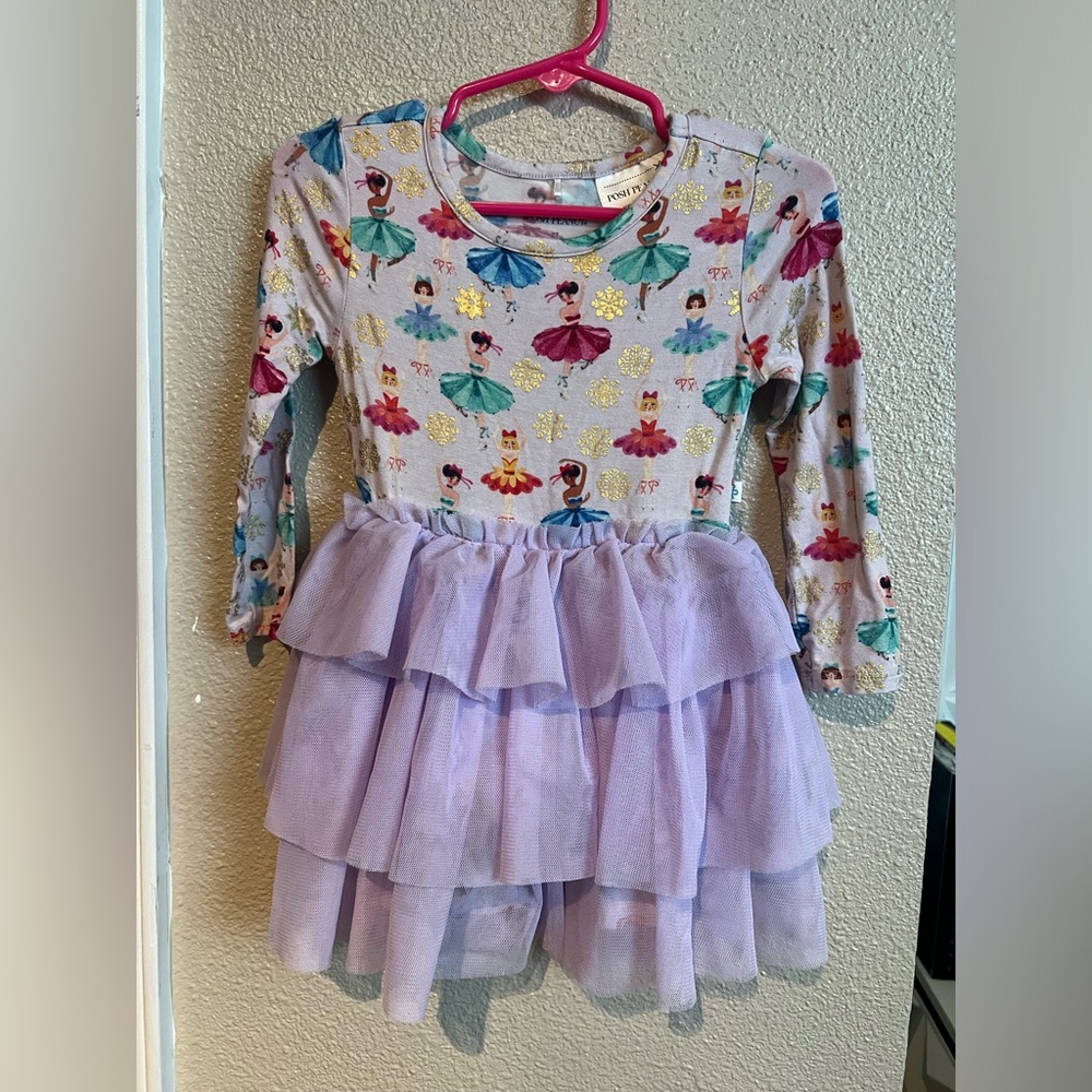 Posh Peanut Adalyn Tulle Dress 2t